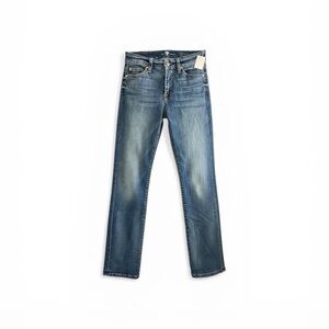 7 For All Mankind Men's Blue Straight Jeans